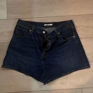 Levi's Women's High Waisted Mom Shorts